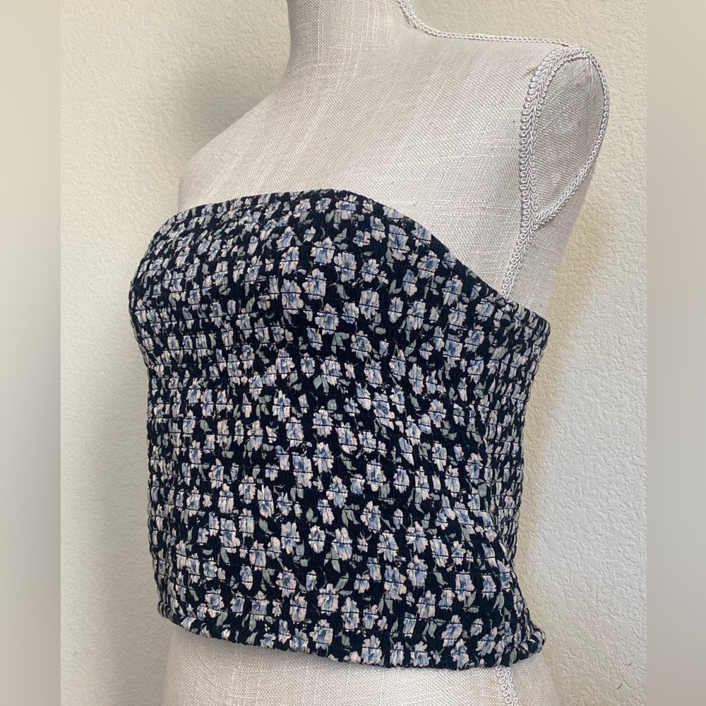 American Eagle Floral Tube Top